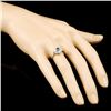 Image 3 : 14K Gold 0.38ct Alexandrite & 0.32ctw Diamond Ring