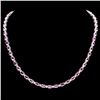 Image 1 : `14k Gold 25.00ct Sapphire & 1.35ct Diamond Neckla