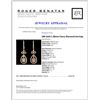 Image 3 : 18K Gold 1.48ctw Fancy Diamond Earrings