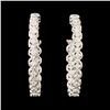 Image 1 : 14K Gold 0.62ctw Diamond Earrings