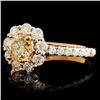 Image 2 : 18K Gold 1.12ctw Diamond Ring