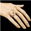 Image 3 : 18K Gold 1.87ct Sapphire & 1.16ctw Diamond Ring