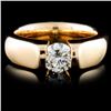14K Yellow Gold 0.42ctw Diamond Ring