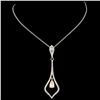 Image 2 : 18K Gold 0.9ctw Diamond Pendant