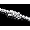 Image 4 : 18k White Gold 9.50ct Diamond Necklace