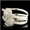 Image 2 : 14K Gold 1.47ctw Diamond Ring