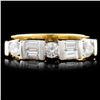 Image 1 : 14K TT Gold 0.71ctw Diamond Ring