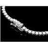 Image 3 : 18k White Gold 8.00ct Diamond Necklace