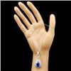 Image 3 : 18K Gold 8.03ct Tanzanite & 1.68ctw Diamond Pendan