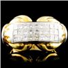 Image 1 : 18K Gold 1.29ctw Diamond Ring