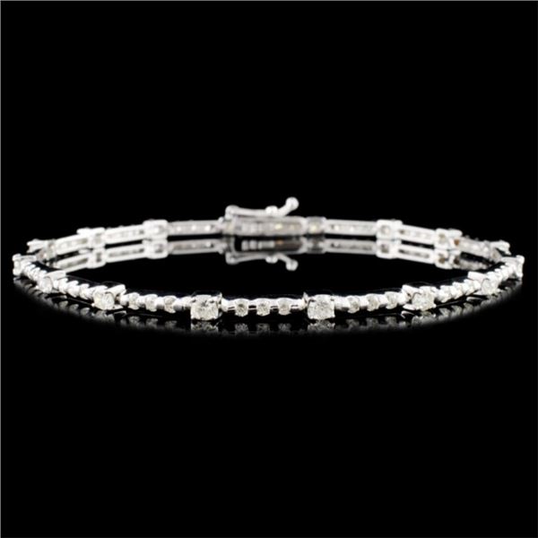 18K Gold 2.00ctw Diamond Bracelet