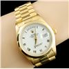 Image 5 : Rolex Day-Date 18K Gold White Roman 36MM Watch