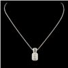 Image 2 : 14K Gold 0.60ctw Diamond Pendant