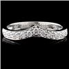 Image 1 : 18K White Gold 0.29ct Diamond Ring