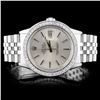 Rolex SS DateJust Diamond 36MM Watch