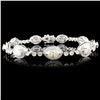 18K Gold 5.29ctw Diamond Bracelet
