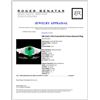 Image 5 : 18K Gold 1.07ct Emerald & 0.15ctw Diamond Ring
