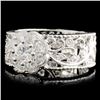 Image 2 : 18K Gold 0.92ctw Diamond Ring