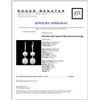 Image 3 : 14K Gold 2.34ct Opal & 0.78ctw Diamond Earrings