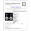 Image 3 : 14K Gold 0.88ctw Fancy Diamond Earrings