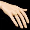 Image 3 : 14K Gold 2.11ct Sapphire & 0.25ctw Diamond Ring