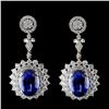 Image 1 : 18K White Gold 14.96ct Tanzanite & 5.74ct Diamond