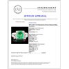 Image 5 : 18K Gold 2.17ct Emerald & 0.57ctw Diamond Ring