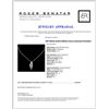 Image 3 : 14K White Gold 0.89ctw Fancy Diamond Pendant