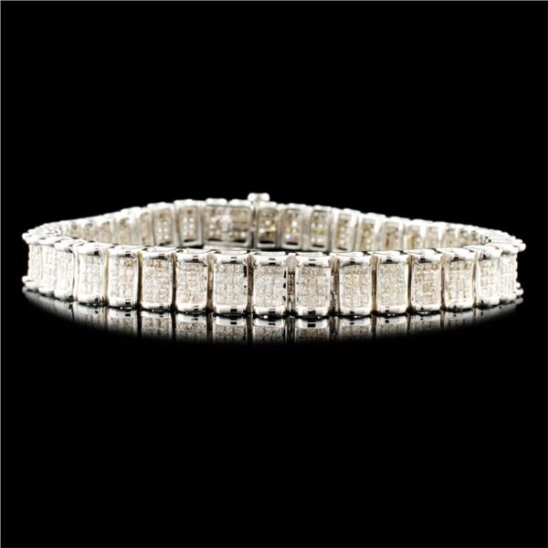 14K Gold 5.09ctw Diamond Bracelet