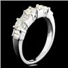 Image 1 : 18K Gold 0.95ctw Diamond Ring