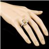 Image 3 : 14K Gold 3.18ct Opal & 1.08ctw Diamond Ring