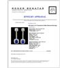 Image 3 : 14K Gold 3.11ct Tanzanite & 0.99ct Diamond Earring