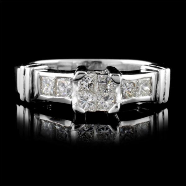 18K White Gold 0.50ct Diamond Ring