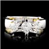 Image 1 : 18K Gold 0.72ctw Diamond Ring
