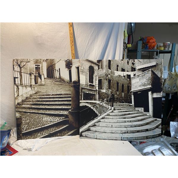 Two canvas art