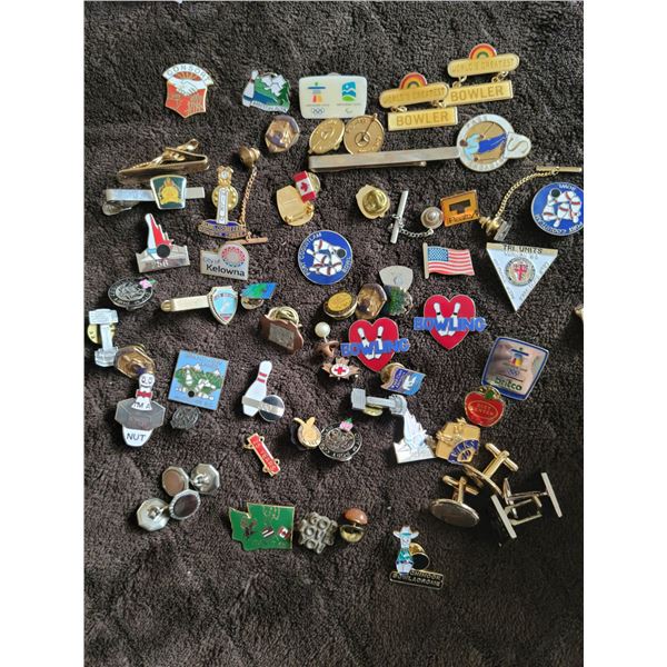 lot lot pins tie clips cufflinks