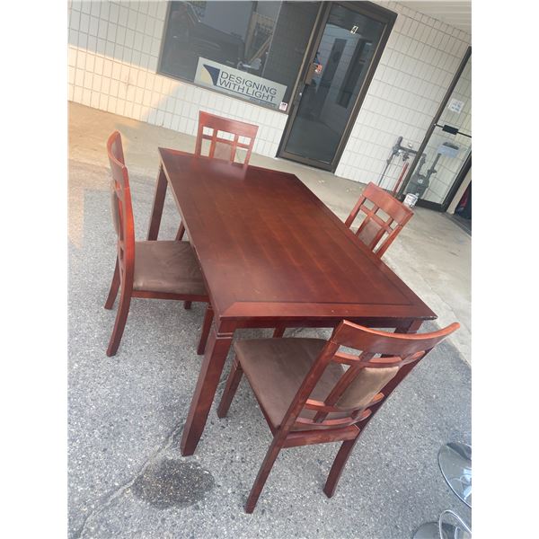 Table and 4 chairs