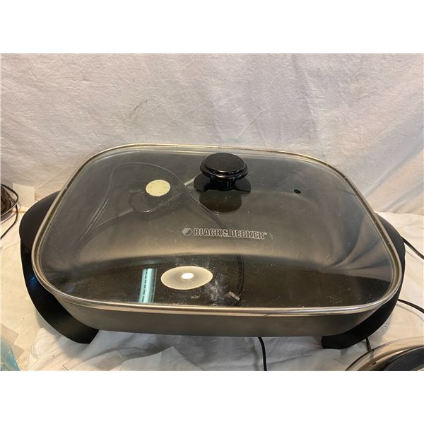 Black and decker electric frying pan