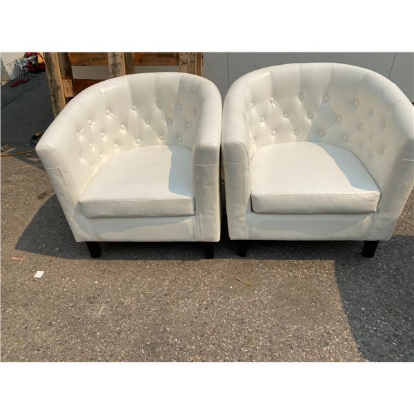 2 chairs have patching