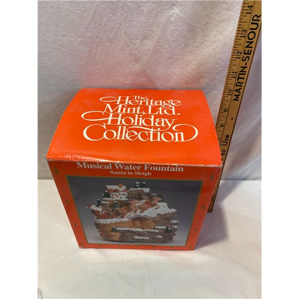 Musical water fountain