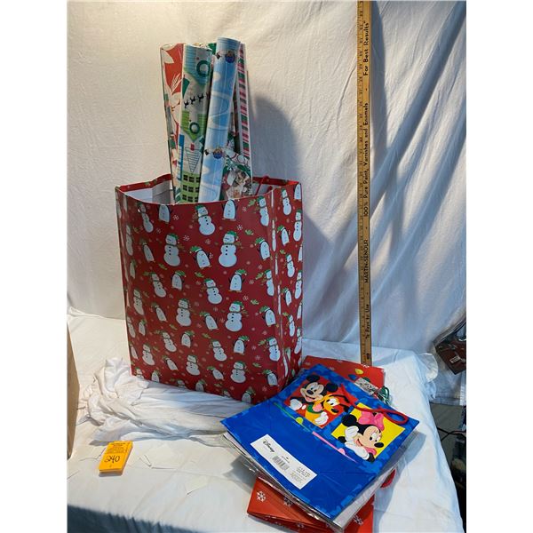 Lot of gift wrap