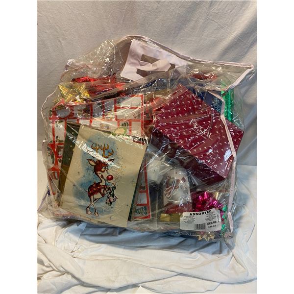 Christmas ribbons, cards etc