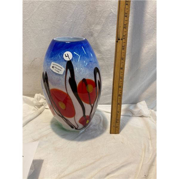 Murano Poppy vase
