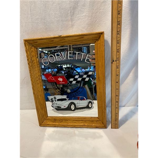 1977 corvette 25th anniversary wall mirror