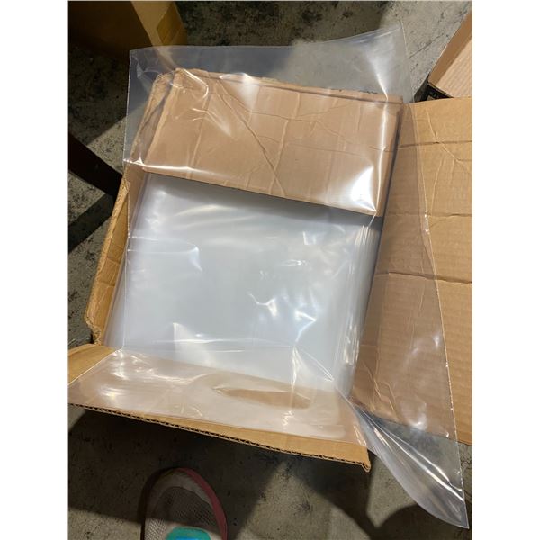 Case clear bags 14x22