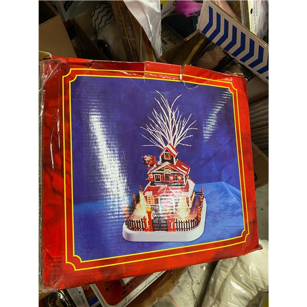 Fibre optic Santa house