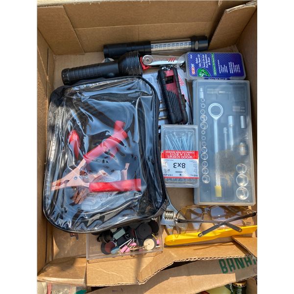 Assorted tools and hardware