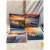 Image 1 : 4 smaller canvas pictures