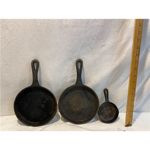 Cast iron pans