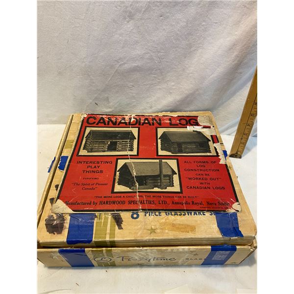 Canadian logs interesting play things